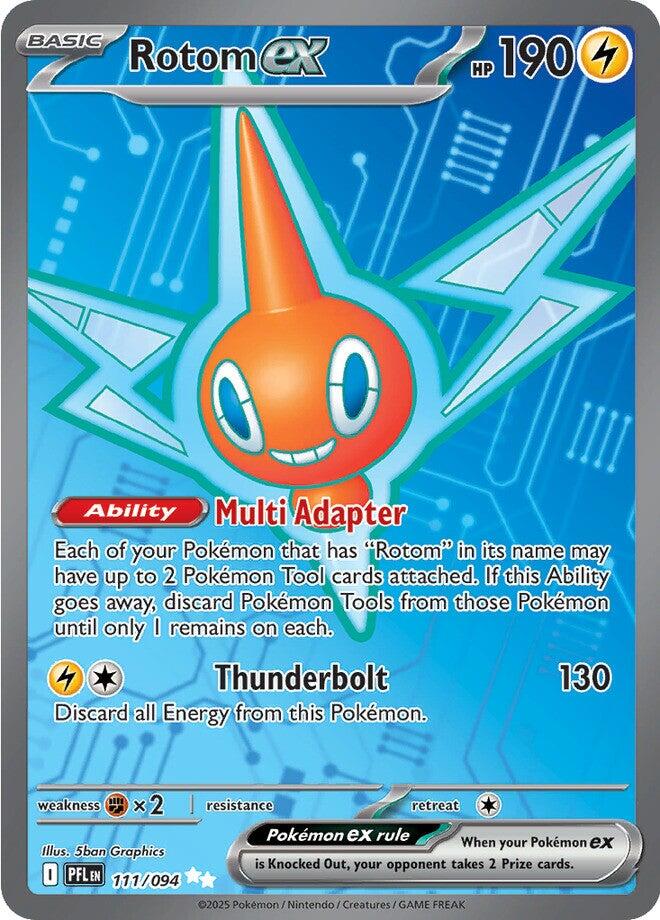 Rotom ex (111/094) [Mega Evolution: Phantasmal Flames] | Exor Games Bridgewater