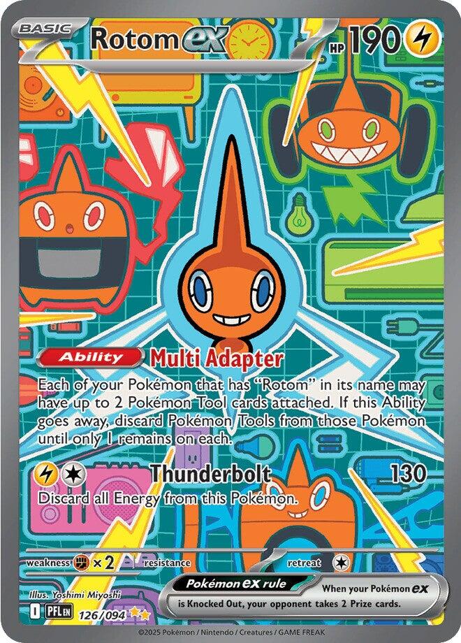 Rotom ex (126/094) [Mega Evolution: Phantasmal Flames] | Exor Games Bridgewater