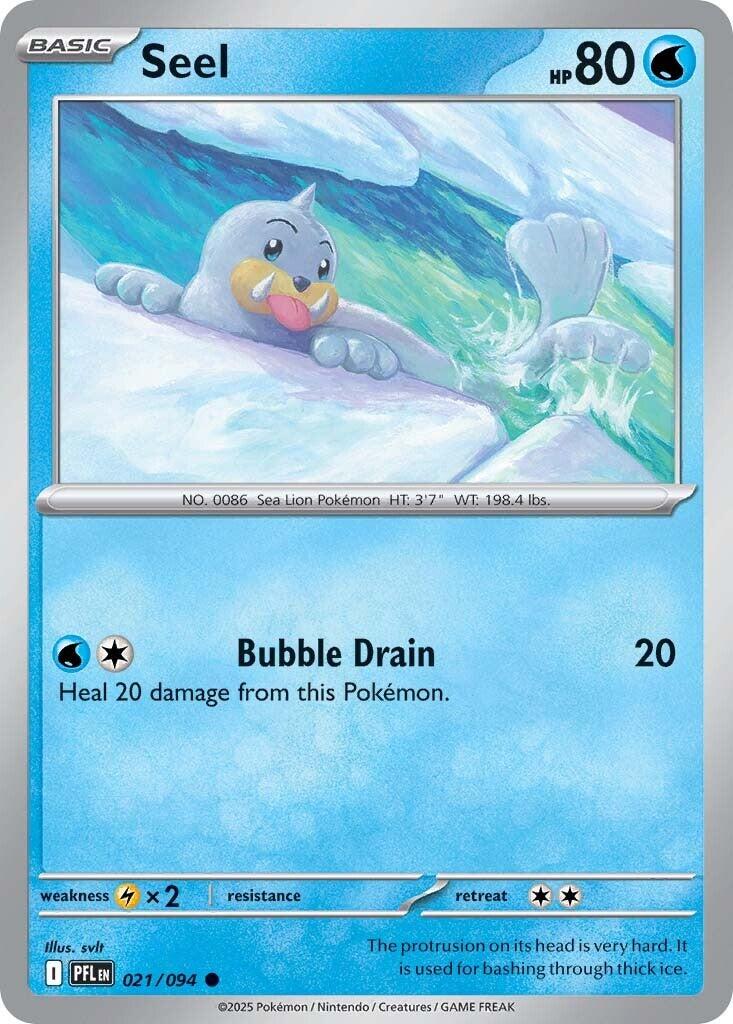 Seel (021/094) [Mega Evolution: Phantasmal Flames] | Exor Games Bridgewater
