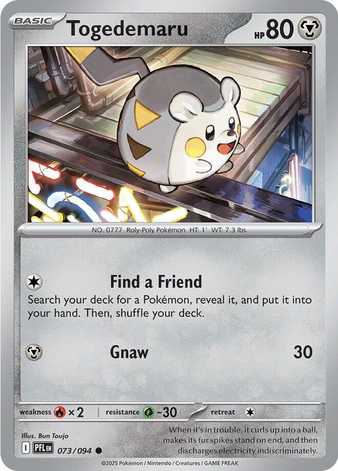 Togedemaru (073/094) [Mega Evolution: Phantasmal Flames] | Exor Games Bridgewater