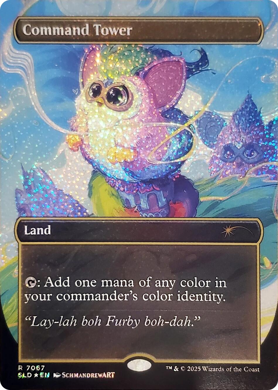 Command Tower (7067) (Confetti Foil) [Secret Lair Drop Series] | Exor Games Bridgewater