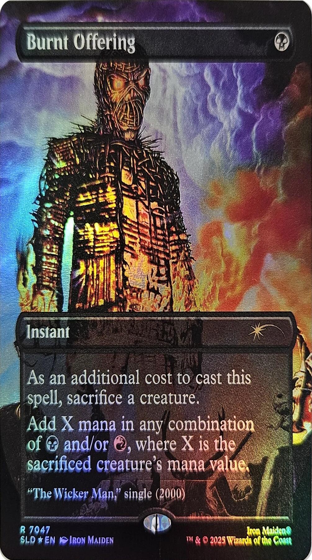 Burnt Offering (Rainbow Foil) [Secret Lair Drop Series] | Exor Games Bridgewater
