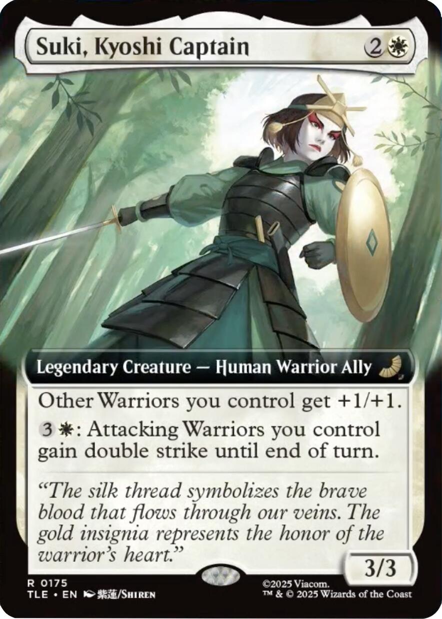 Suki, Kyoshi Captain (Extended Art) [Avatar: The Last Airbender: Eternal-Legal] | Exor Games Bridgewater