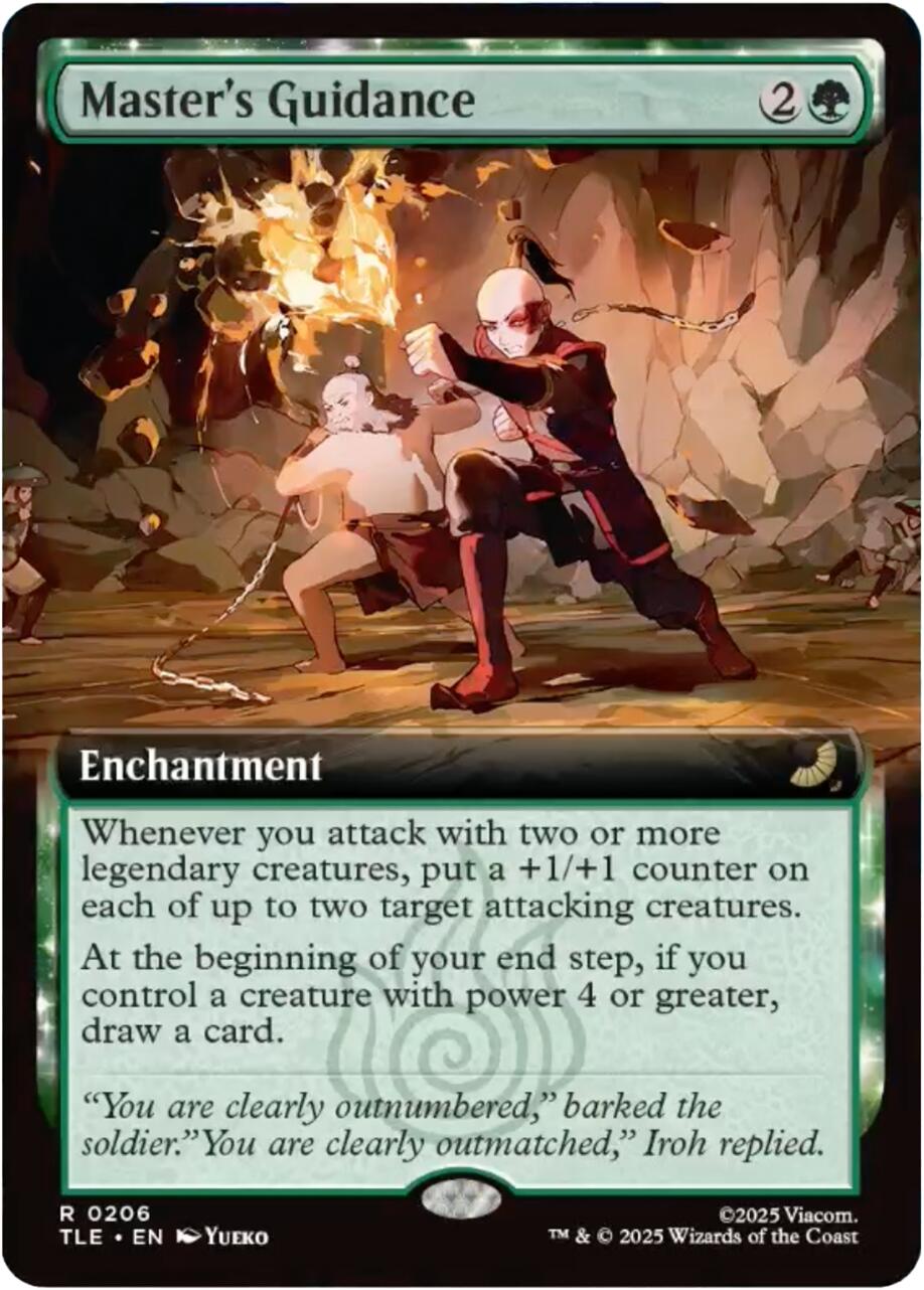 Master's Guidance (Extended Art) [Avatar: The Last Airbender: Eternal-Legal] | Exor Games Bridgewater