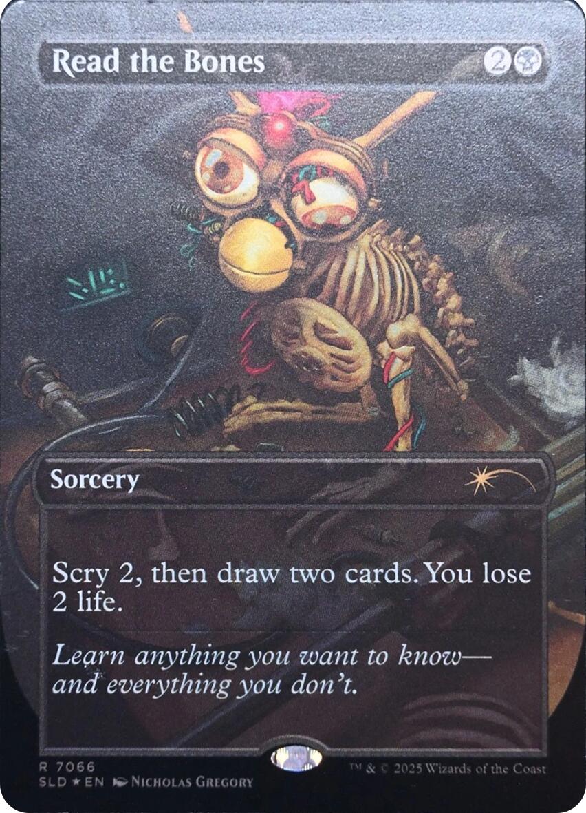 Read the Bones (Rainbow Foil) [Secret Lair Drop Series] | Exor Games Bridgewater