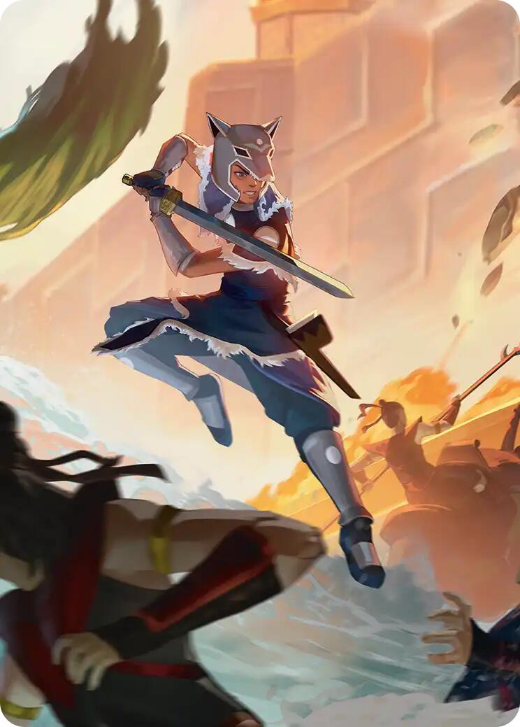 Sokka's Charge Art Card [Avatar: The Last Airbender Art Series] | Exor Games Bridgewater