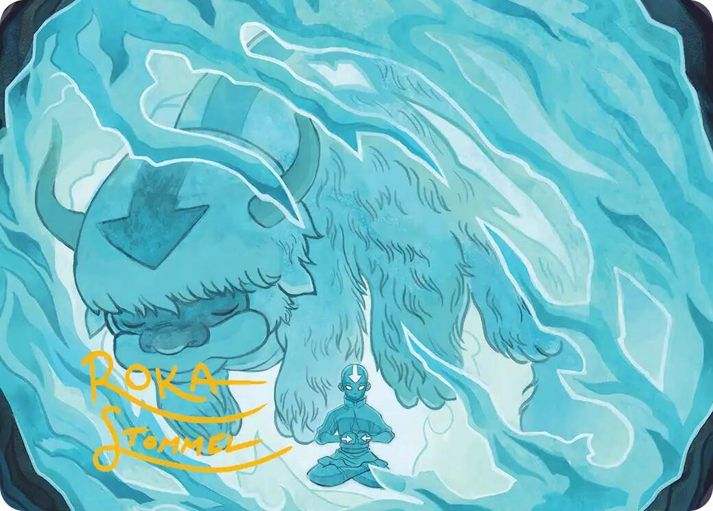 Aang's Iceberg 2 Art Card (Gold-Stamped Signature) [Avatar: The Last Airbender Art Series] | Exor Games Bridgewater