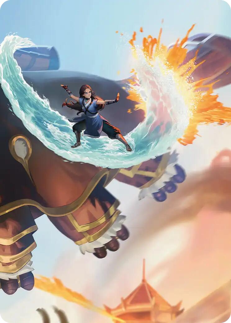 Katara's Reversal Art Card [Avatar: The Last Airbender Art Series] | Exor Games Bridgewater