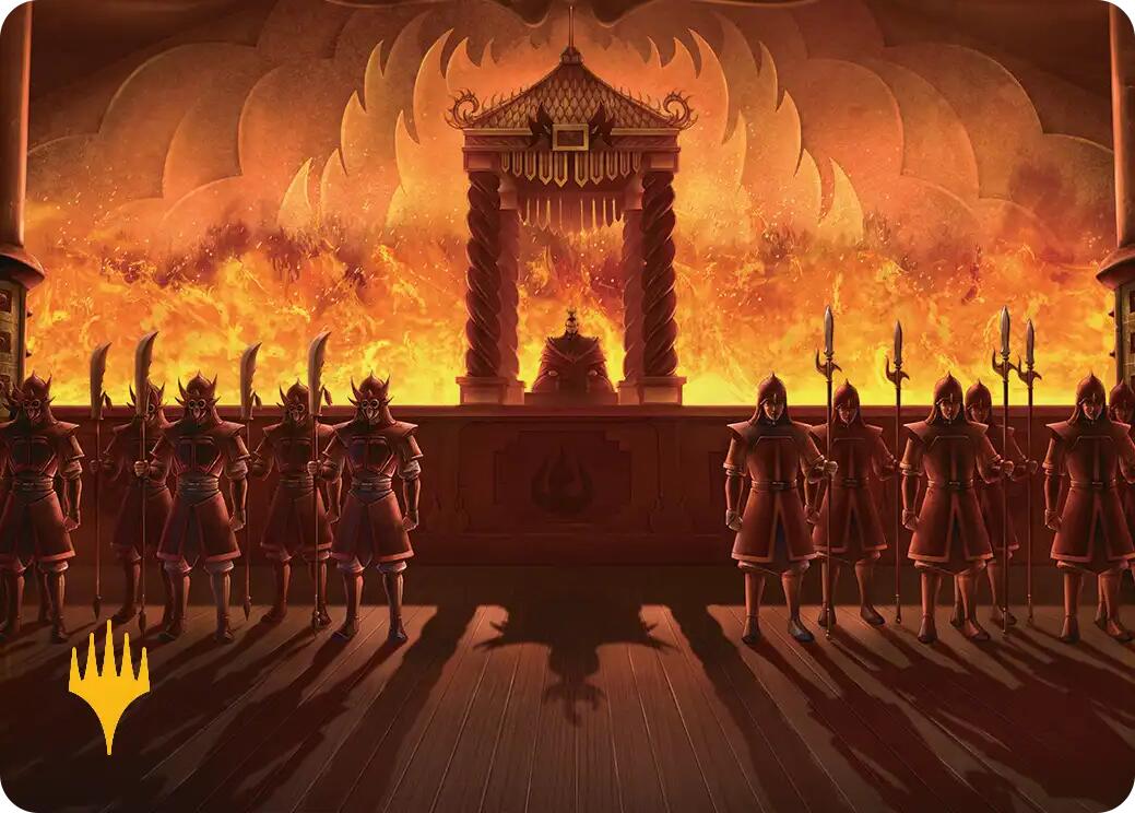 Fire Lord Ozai Art Card (Gold-Stamped Planeswalker Symbol) [Avatar: The Last Airbender Art Series] | Exor Games Bridgewater