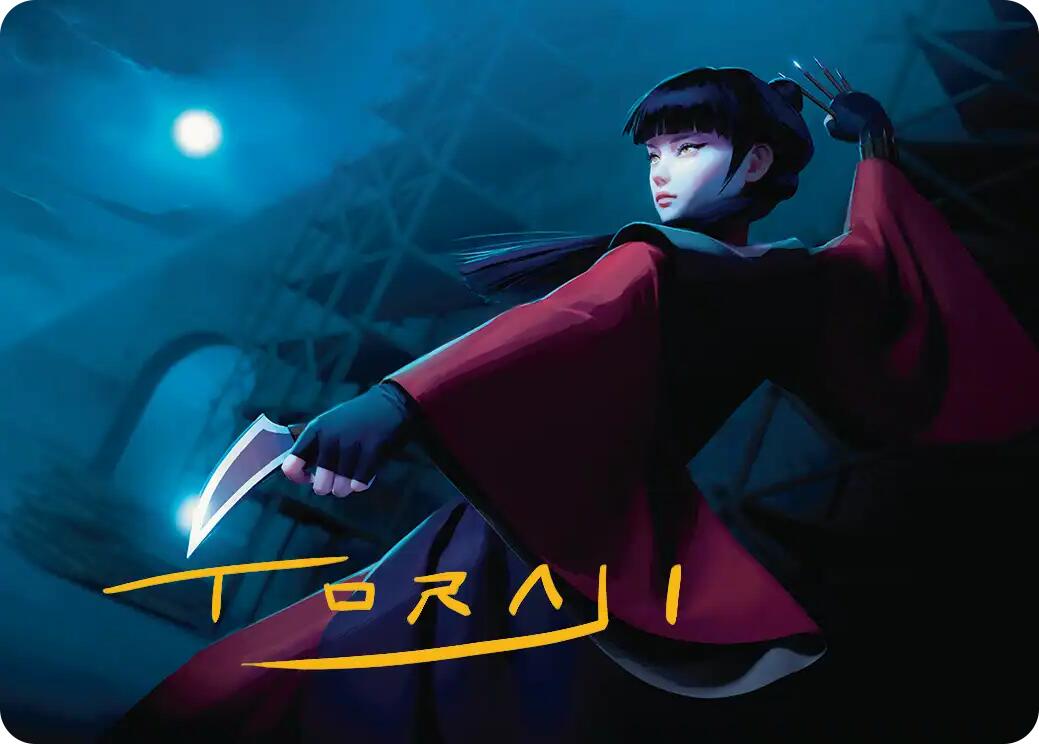 Mai, Jaded Edge Art Card (Gold-Stamped Signature) [Avatar: The Last Airbender Art Series] | Exor Games Bridgewater