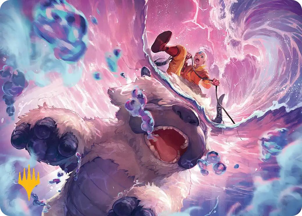 Storm of Memories Art Card (Gold-Stamped Planeswalker Symbol) [Avatar: The Last Airbender Art Series] | Exor Games Bridgewater