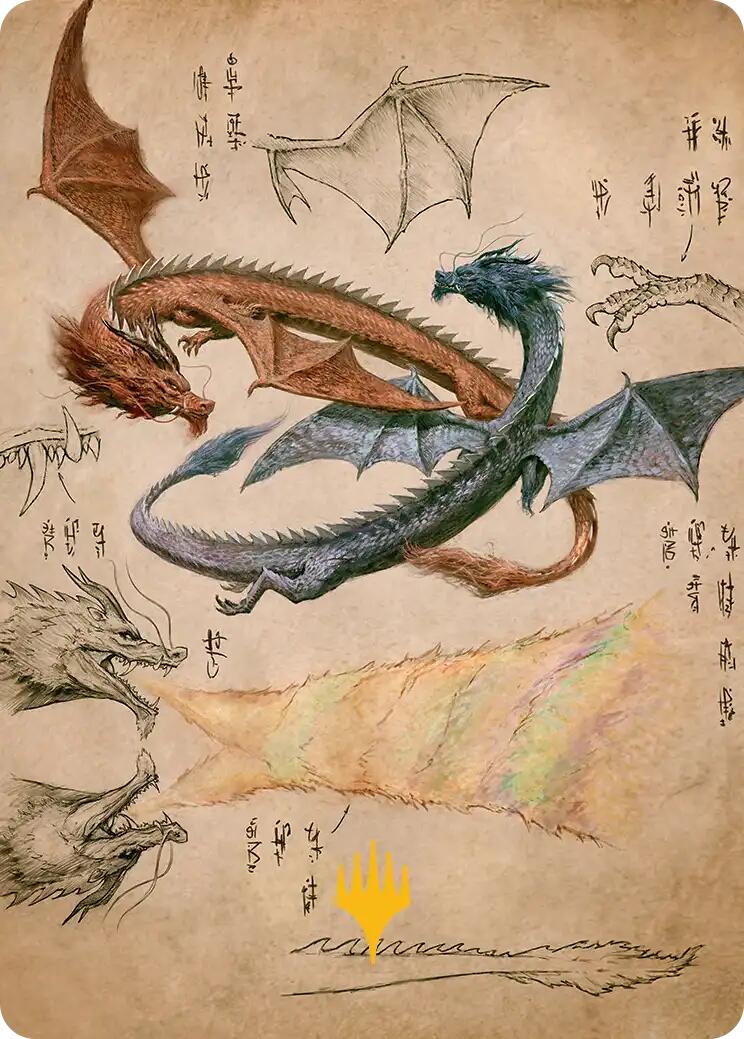 Ran and Shaw Art Card (Gold-Stamped Planeswalker Symbol) [Avatar: The Last Airbender Art Series] | Exor Games Bridgewater