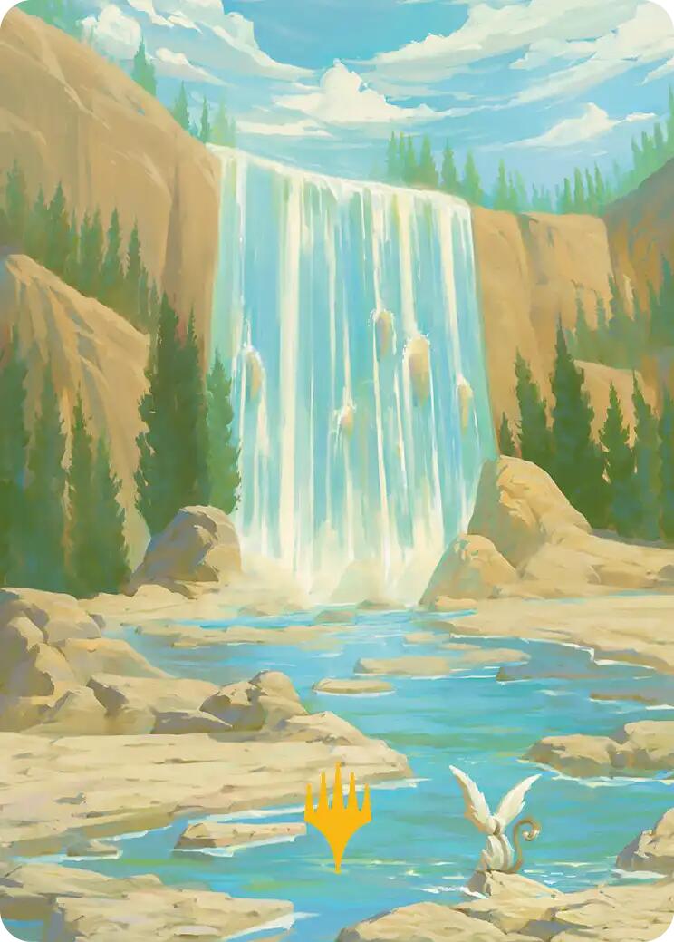 Island Art Card (Gold-Stamped Signature) [Avatar: The Last Airbender Art Series] | Exor Games Bridgewater