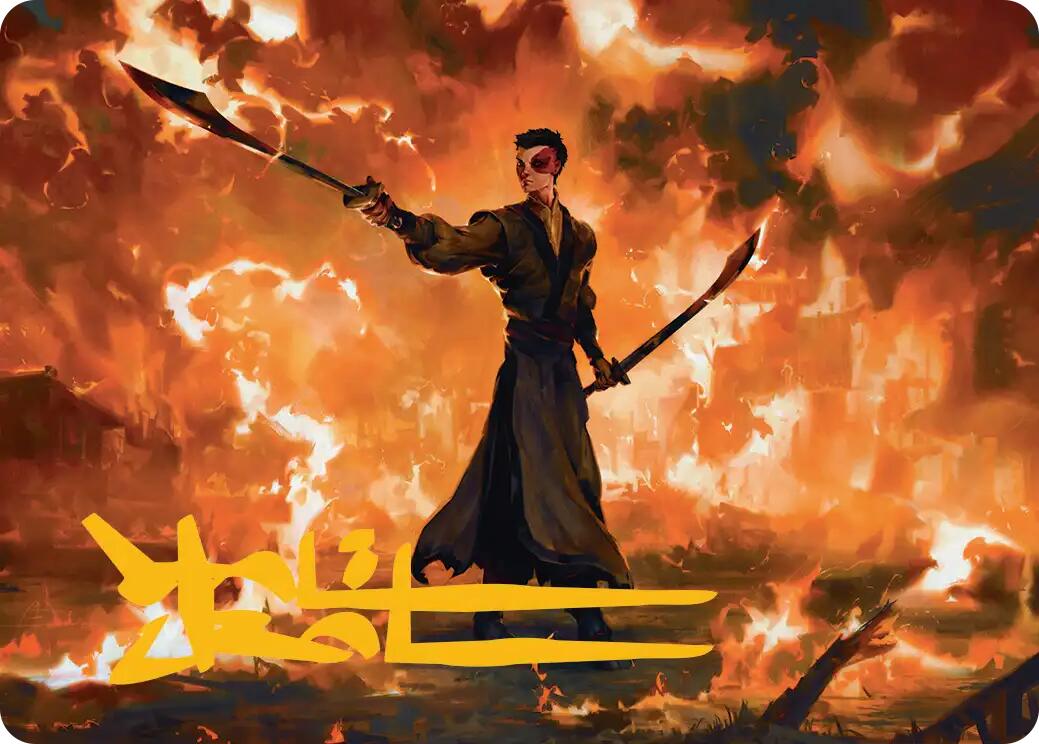Zuko, Conflicted Art Card (Gold-Stamped Signature) [Avatar: The Last Airbender Art Series] | Exor Games Bridgewater