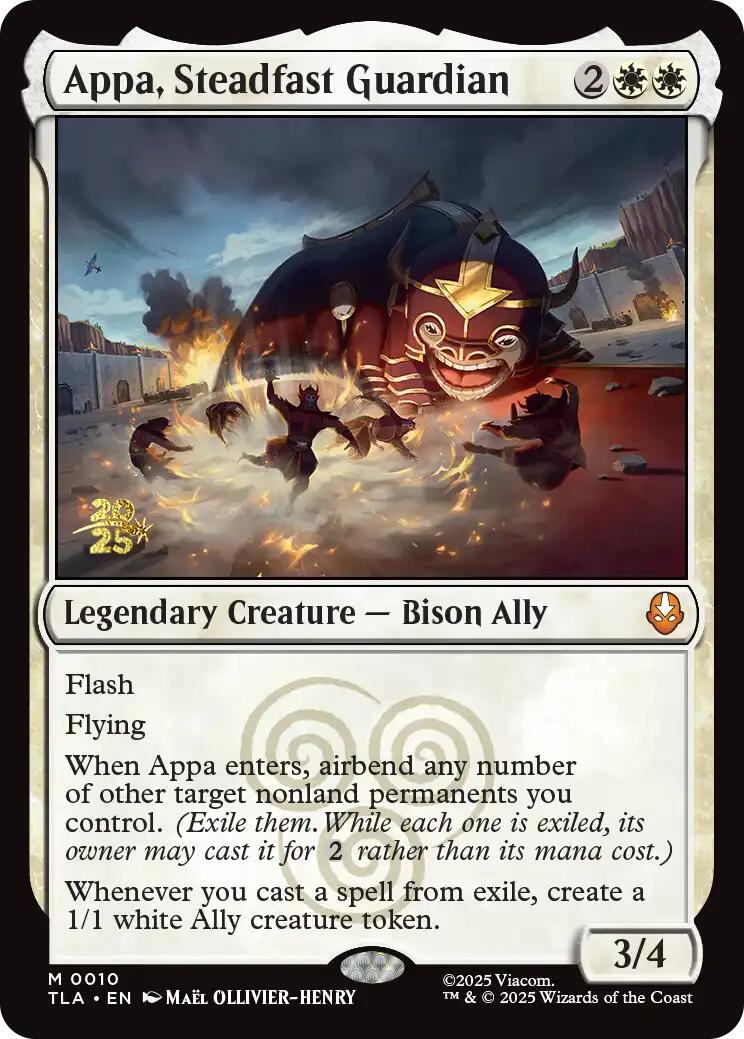 Appa, Steadfast Guardian [Avatar: The Last Airbender Prerelease Cards] | Exor Games Bridgewater