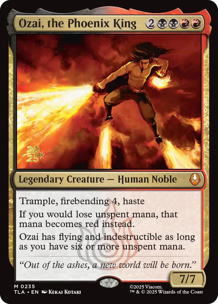 Ozai, the Phoenix King [Avatar: The Last Airbender Prerelease Cards] | Exor Games Bridgewater