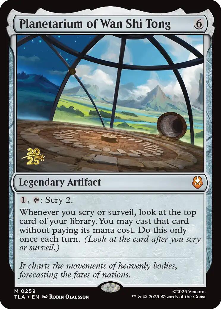 Planetarium of Wan Shi Tong [Avatar: The Last Airbender Prerelease Cards] | Exor Games Bridgewater