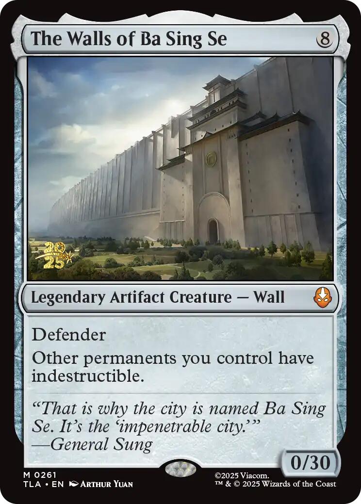 The Walls of Ba Sing Se [Avatar: The Last Airbender Prerelease Cards] | Exor Games Bridgewater