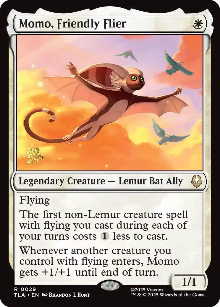 Momo, Friendly Flier [Avatar: The Last Airbender Prerelease Cards] | Exor Games Bridgewater