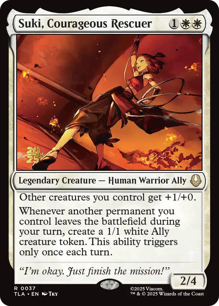 Suki, Courageous Rescuer [Avatar: The Last Airbender Prerelease Cards] | Exor Games Bridgewater