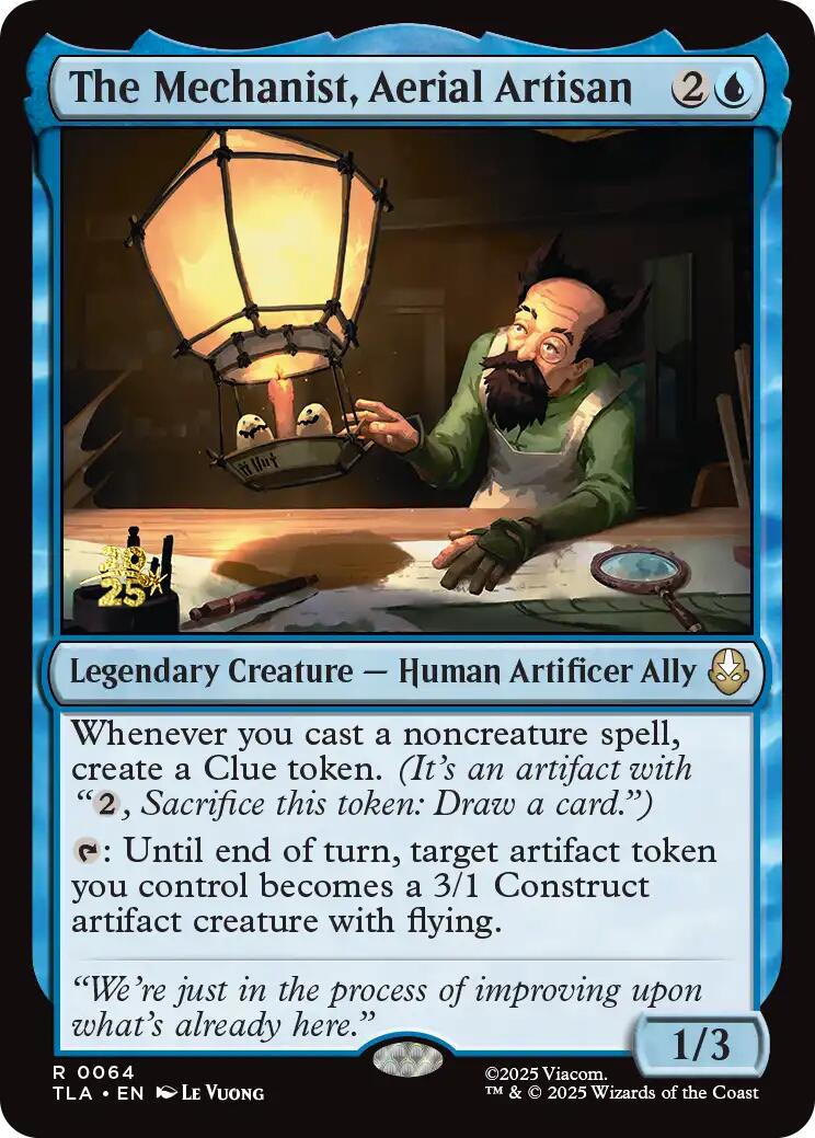 The Mechanist, Aerial Artisan [Avatar: The Last Airbender Prerelease Cards] | Exor Games Bridgewater