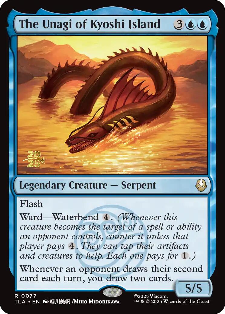 The Unagi of Kyoshi Island [Avatar: The Last Airbender Prerelease Cards] | Exor Games Bridgewater