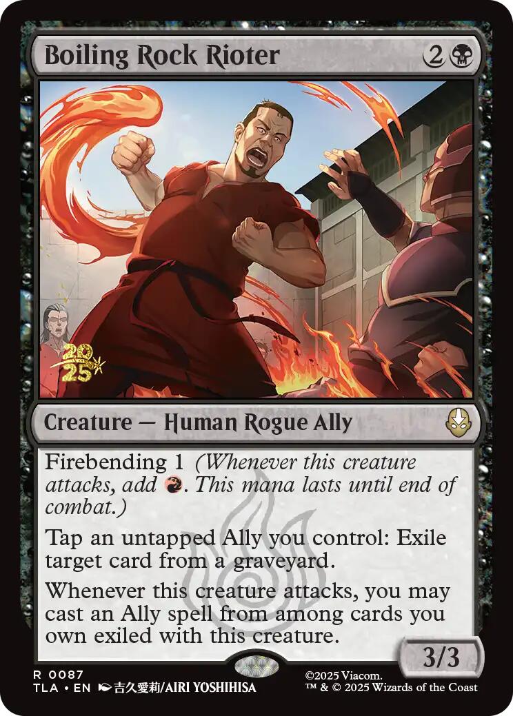 Boiling Rock Rioter [Avatar: The Last Airbender Prerelease Cards] | Exor Games Bridgewater