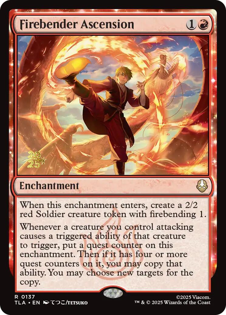 Firebender Ascension [Avatar: The Last Airbender Prerelease Cards] | Exor Games Bridgewater