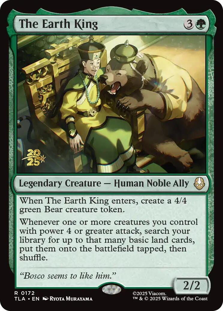 The Earth King [Avatar: The Last Airbender Prerelease Cards] | Exor Games Bridgewater