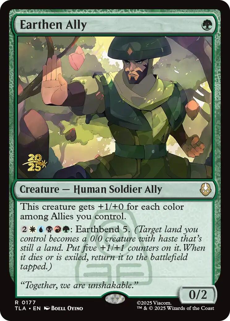 Earthen Ally [Avatar: The Last Airbender Prerelease Cards] | Exor Games Bridgewater
