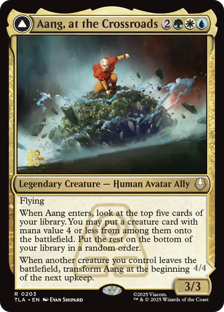 Aang, at the Crossroads [Avatar: The Last Airbender Prerelease Cards] | Exor Games Bridgewater