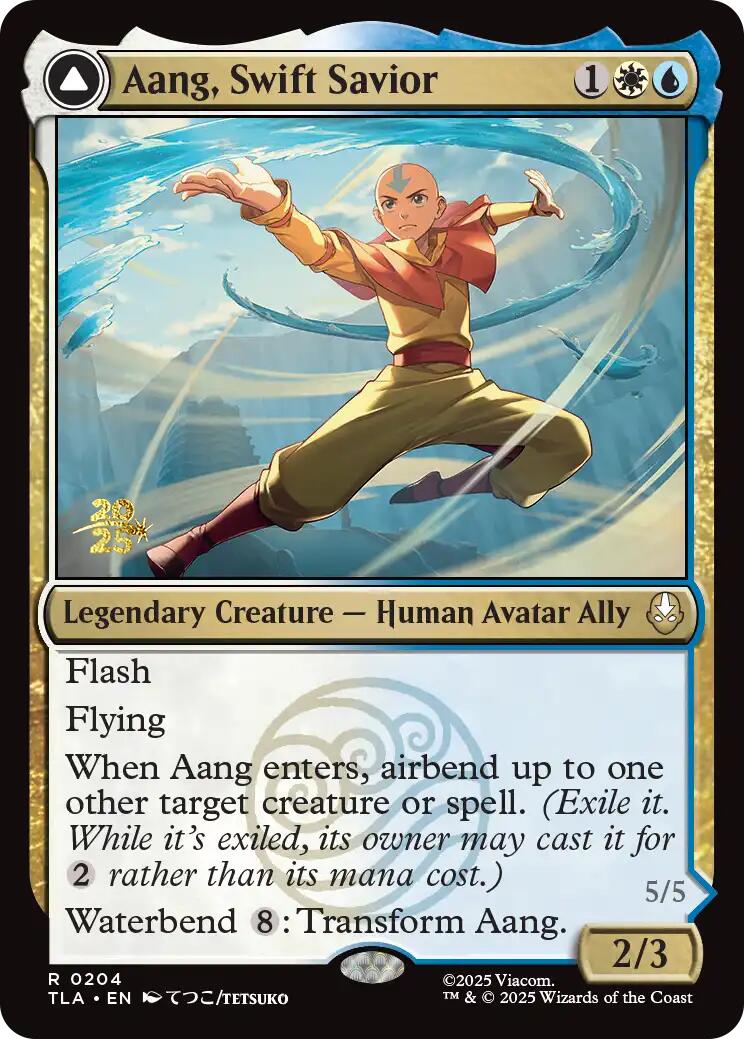 Aang, Swift Savior [Avatar: The Last Airbender Prerelease Cards] | Exor Games Bridgewater