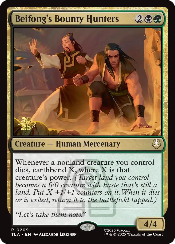 Beifong's Bounty Hunters [Avatar: The Last Airbender Prerelease Cards] | Exor Games Bridgewater