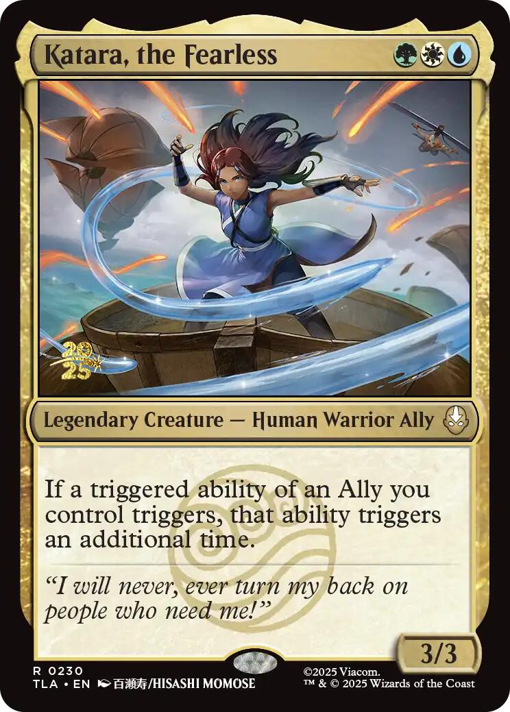 Katara, the Fearless [Avatar: The Last Airbender Prerelease Cards] | Exor Games Bridgewater