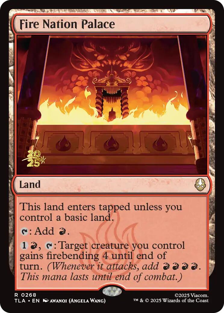Fire Nation Palace [Avatar: The Last Airbender Prerelease Cards] | Exor Games Bridgewater