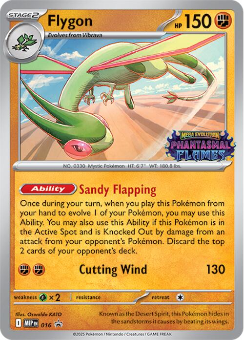 Flygon (016) (Prerelease) [Mega Evolution Promo] | Exor Games Bridgewater