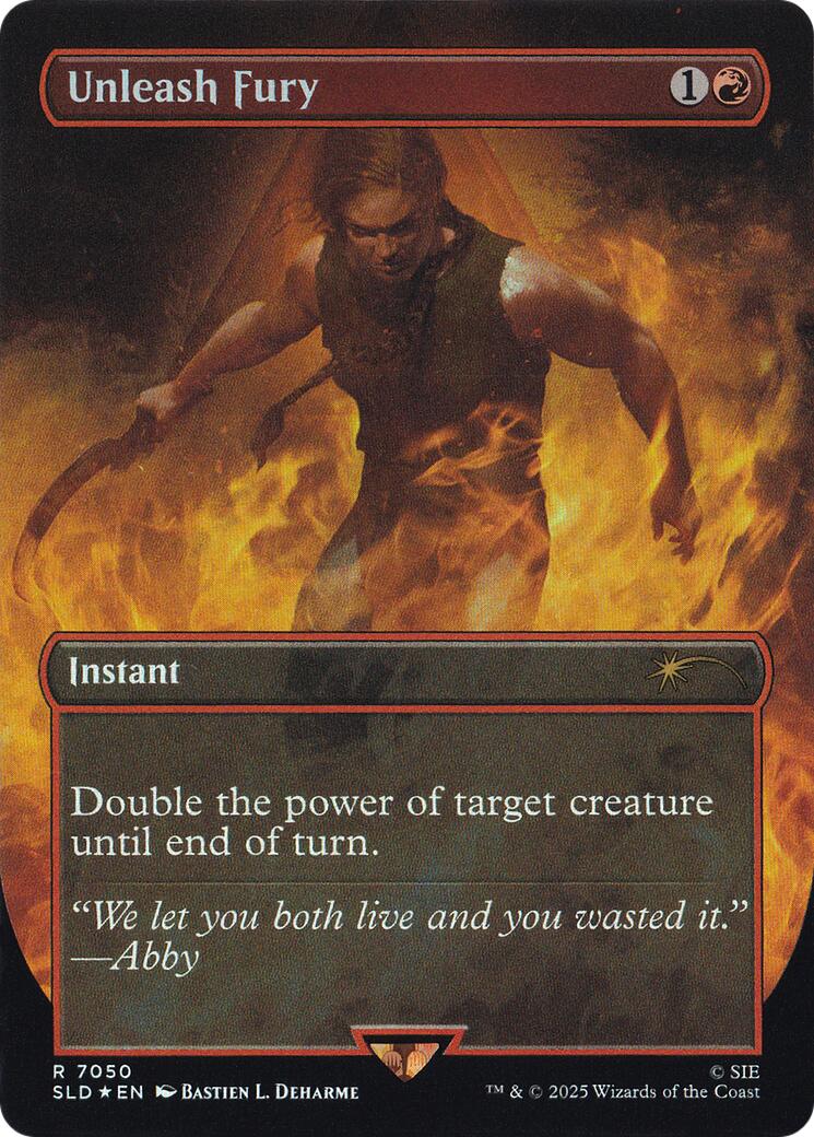 Unleash Fury (Rainbow Foil) [Secret Lair Drop Series] | Exor Games Bridgewater