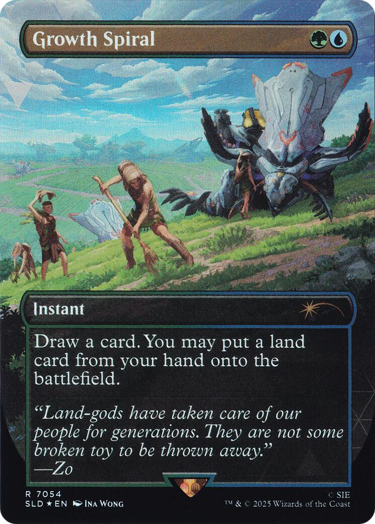 Growth Spiral (Rainbow Foil) [Secret Lair Drop Series] | Exor Games Bridgewater