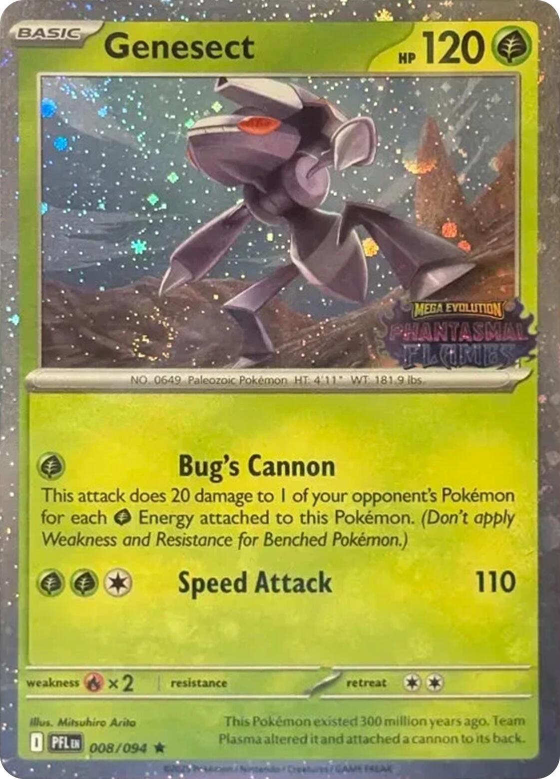 Genesect (008/094) (Cosmos Holo) (Best Buy Exclusive) [Miscellaneous Cards] | Exor Games Bridgewater