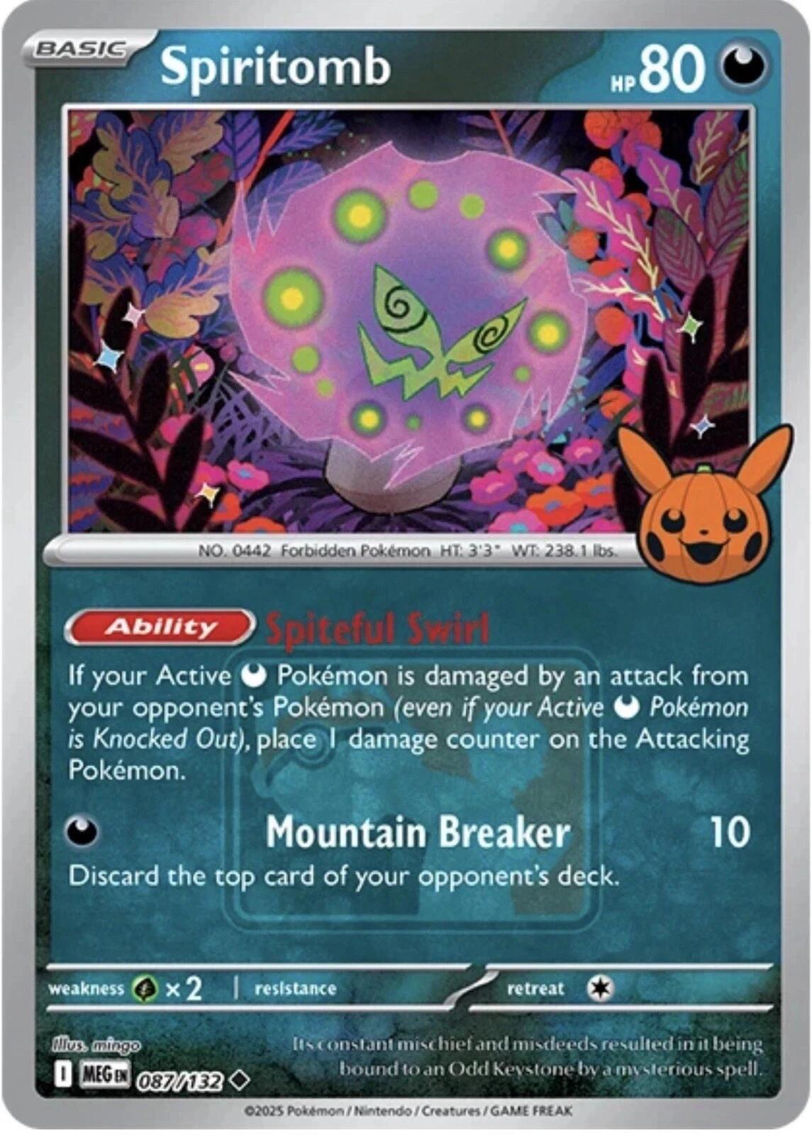 Spiritomb (087/132) (Trick or Trade Stamped) [Miscellaneous Cards] | Exor Games Bridgewater