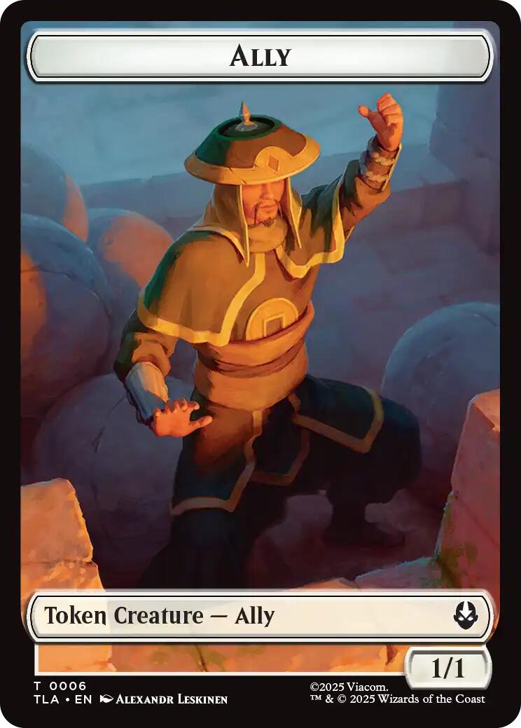 Ally (0006) // Clue (0017) Double-Sided Token [Avatar: The Last Airbender Tokens] | Exor Games Bridgewater