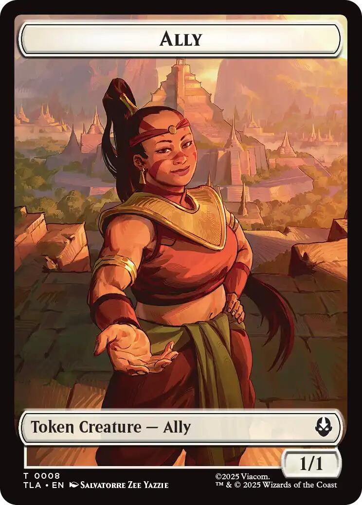 Ally (0008) // Clue (0016) Double-Sided Token [Avatar: The Last Airbender Tokens] | Exor Games Bridgewater
