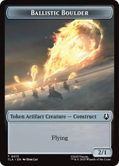 Ballistic Boulder // Soldier (0011) Double-Sided Token [Avatar: The Last Airbender Tokens] | Exor Games Bridgewater