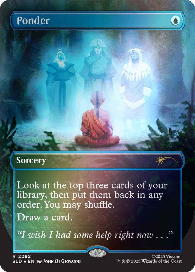 Ponder (2292) (Rainbow Foil) [Secret Lair Drop Series] | Exor Games Bridgewater