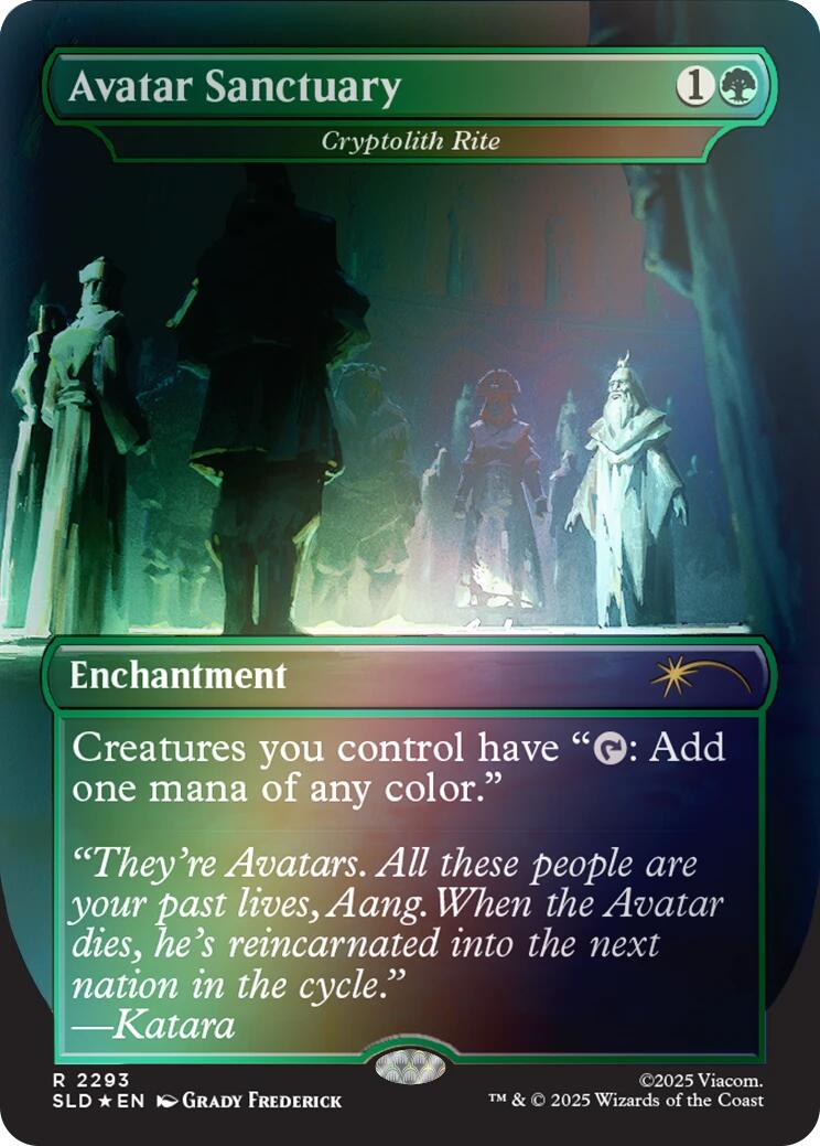 Avatar Sanctuary - Cryptolith Rite (Rainbow Foil) [Secret Lair Drop Series] | Exor Games Bridgewater