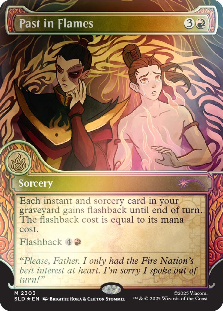 Past in Flames (Rainbow Foil) [Secret Lair Drop Series] | Exor Games Bridgewater