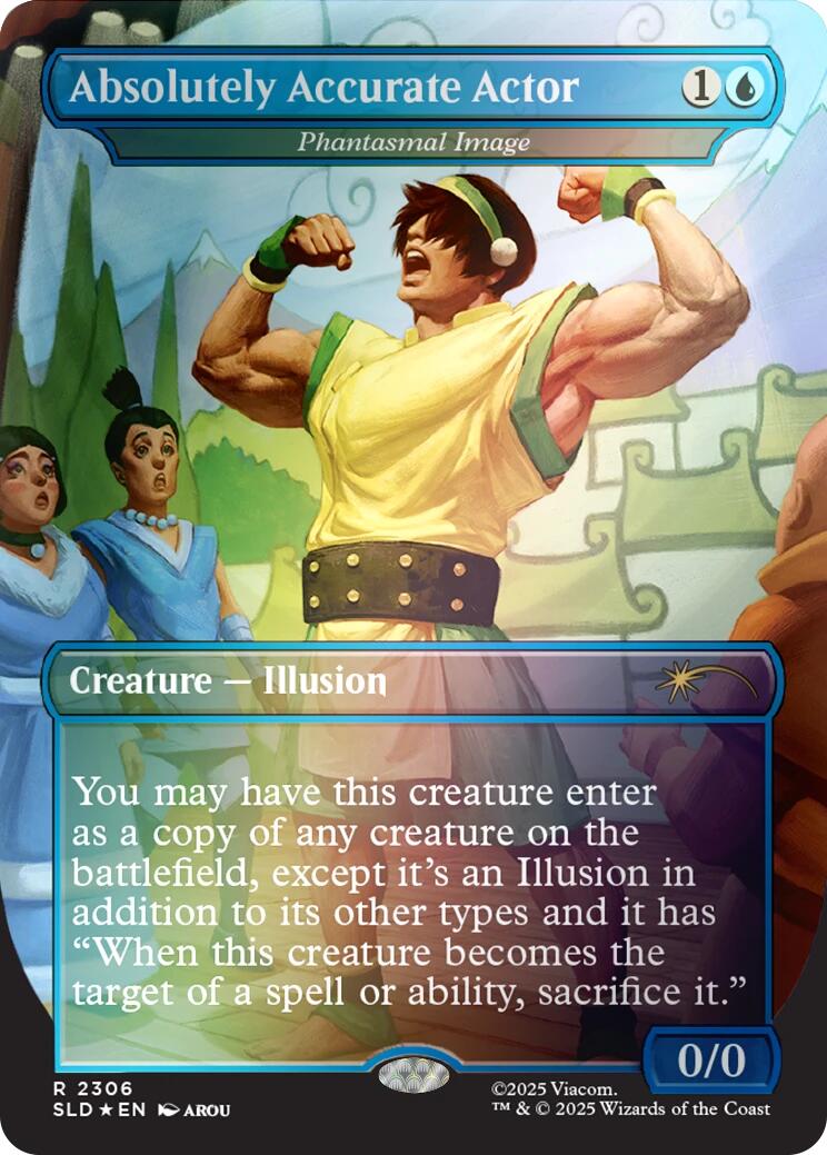 Absolutely Accurate Actor - Phantasmal Image (Rainbow Foil) [Secret Lair Drop Series] | Exor Games Bridgewater