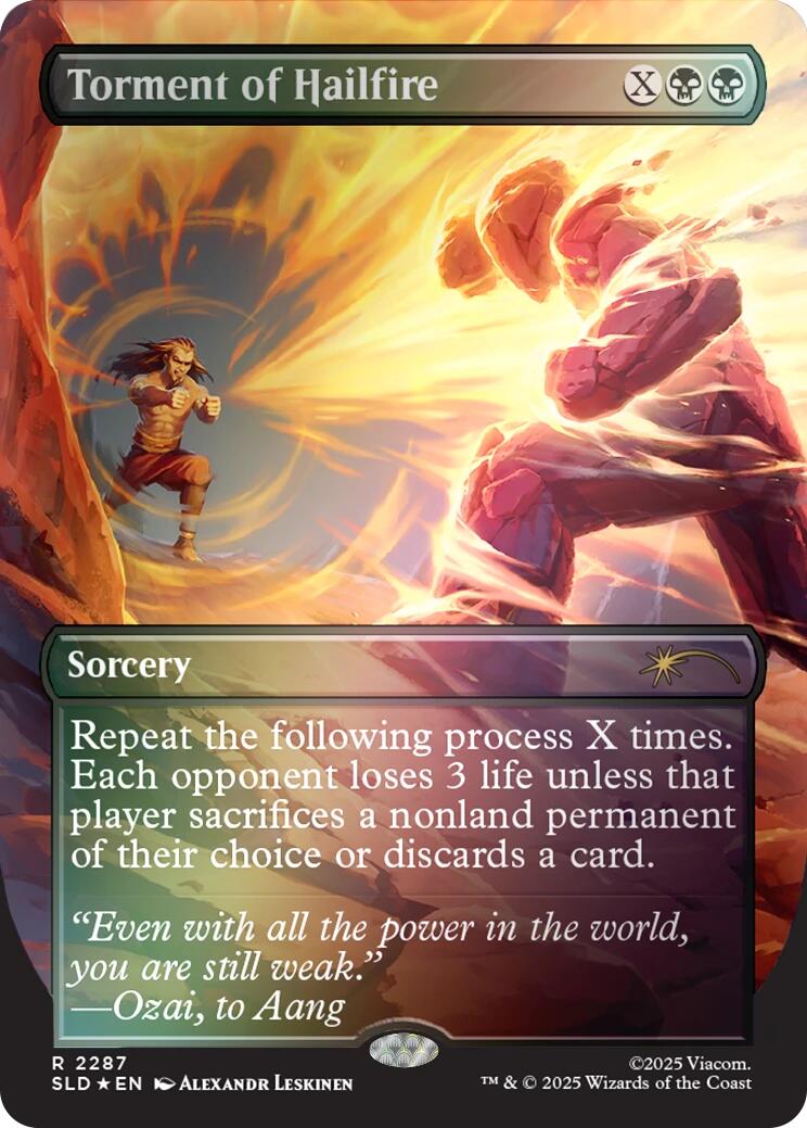 Torment of Hailfire (2287) (Rainbow Foil) [Secret Lair Drop Series] | Exor Games Bridgewater