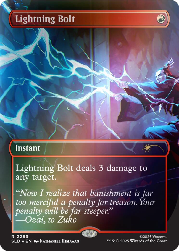 Lightning Bolt (2289) (Rainbow Foil) [Secret Lair Drop Series] | Exor Games Bridgewater