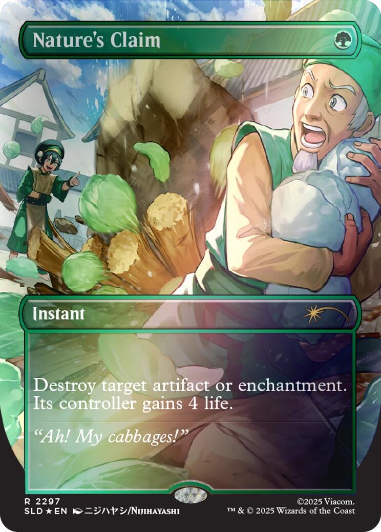 Nature's Claim (Rainbow Foil) [Secret Lair Drop Series] | Exor Games Bridgewater